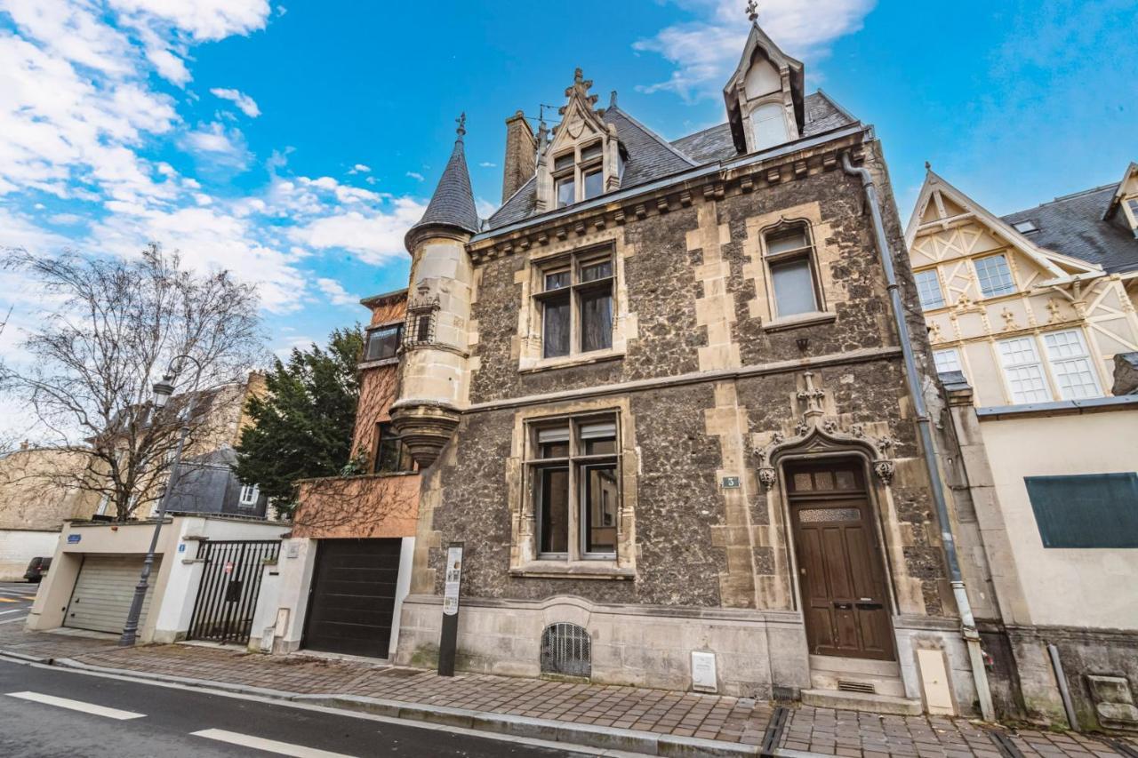 Tournelles Vue Cathedrale- Maison Climatisee Du Xvie Siecle Classee Apartment Reims Exterior foto
